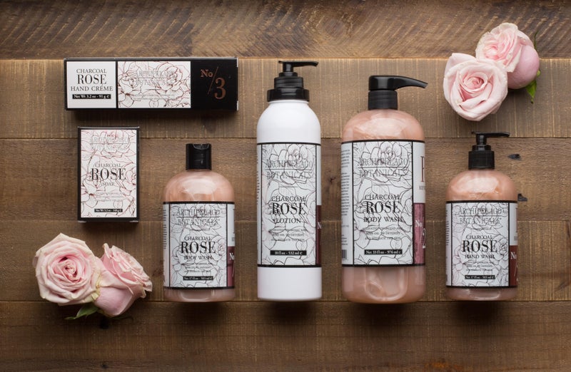 Archipelago Botanicals Charcoal Rose Lotion, Hydrating Charcoal & Rose Body Lotion for Soft & Smooth Skin, Paraben-Free, Phthalate-Free, 18â€¯oz - Image 4