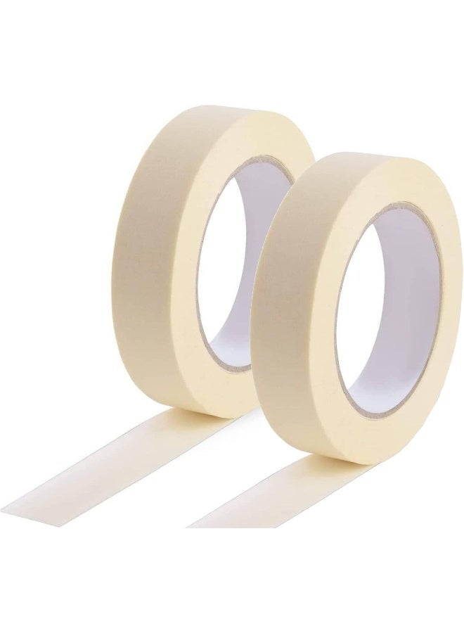 MOMENT Masking Tape 1 Inches X 20 Yards, Strong Adhesive Tape For Painting, Decorating, Diy Home, Office, School Stationery, Arts, Diy Crafts - Image 1