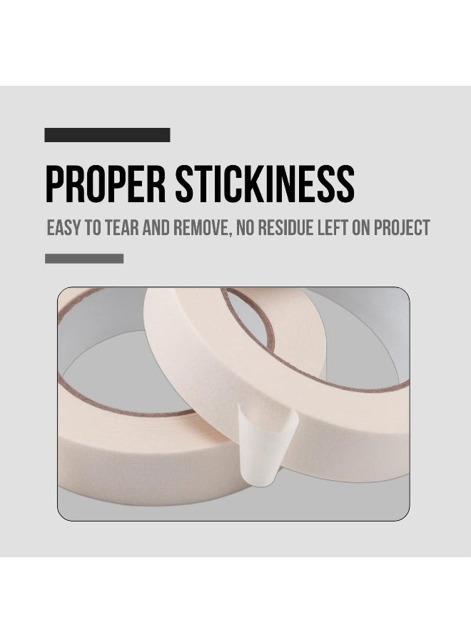 MOMENT Masking Tape 1 Inches X 20 Yards, Strong Adhesive Tape For Painting, Decorating, Diy Home, Office, School Stationery, Arts, Diy Crafts - Image 5