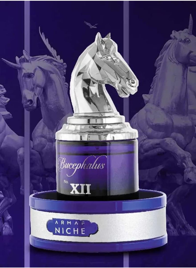 Armaf Niche Bucephalus No. XII Blue Perfume, Eau De Parfum 100ml for Him, Perfumes for Men, New Fragrance  - Image 4