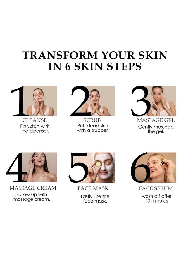 Pink Root Radiance Facial Kit,For Make Skin Acne & Spot Free,Brightens Up Dull Skin - Image 5