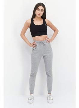Adidas Women Sportswear Fit Brand Logo Training Crop Top, Black  - Image 2