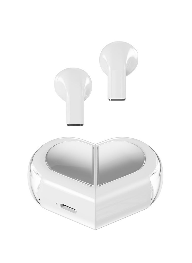 general Heart Shaped Wireless Earbuds are cute mini invisible wireless bluetooth earbuds for girls and boys