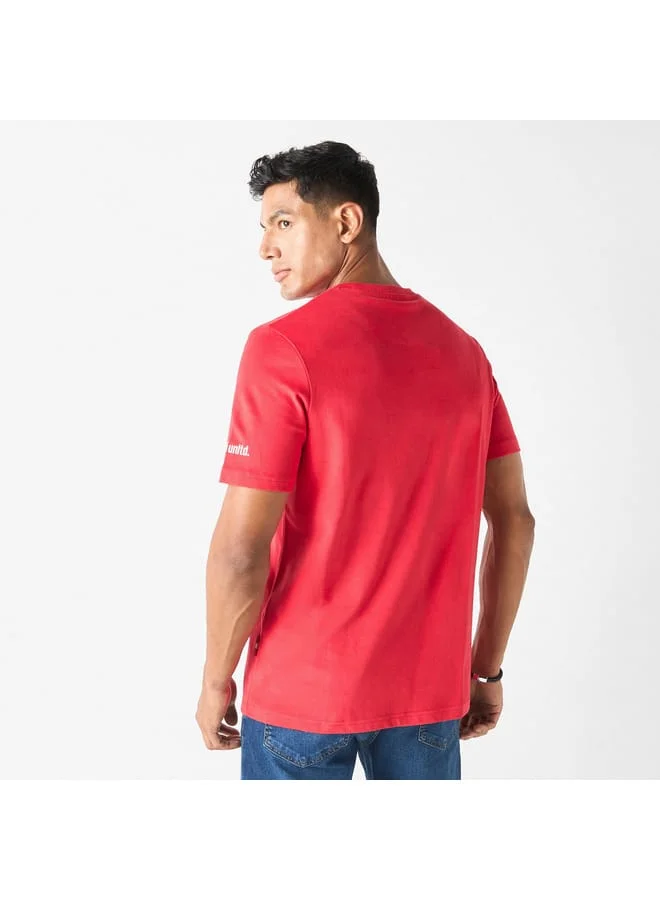 Ecko Unltd. Ecko Unltd Logo Print Crew Neck T-shirt with Short Sleeves