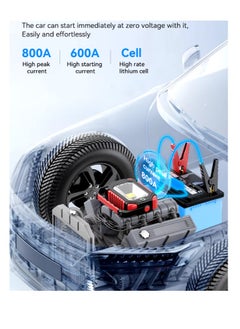 ESSAGER Essager Car Jump Starter 12000mAh Power Bank 12V Portable Car Battery Booster Chargerbegin Device Auto Emergency Start LED Lighting  - Image 3