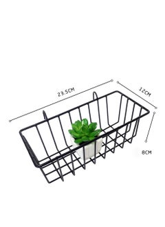 PIKIFY PIKIFY Wall Decoration Grid Clip Holder Photo Frames 85x55 cm 1x Frame 1x Basket 1x Tray Made in India Blackmetal  - Image 2