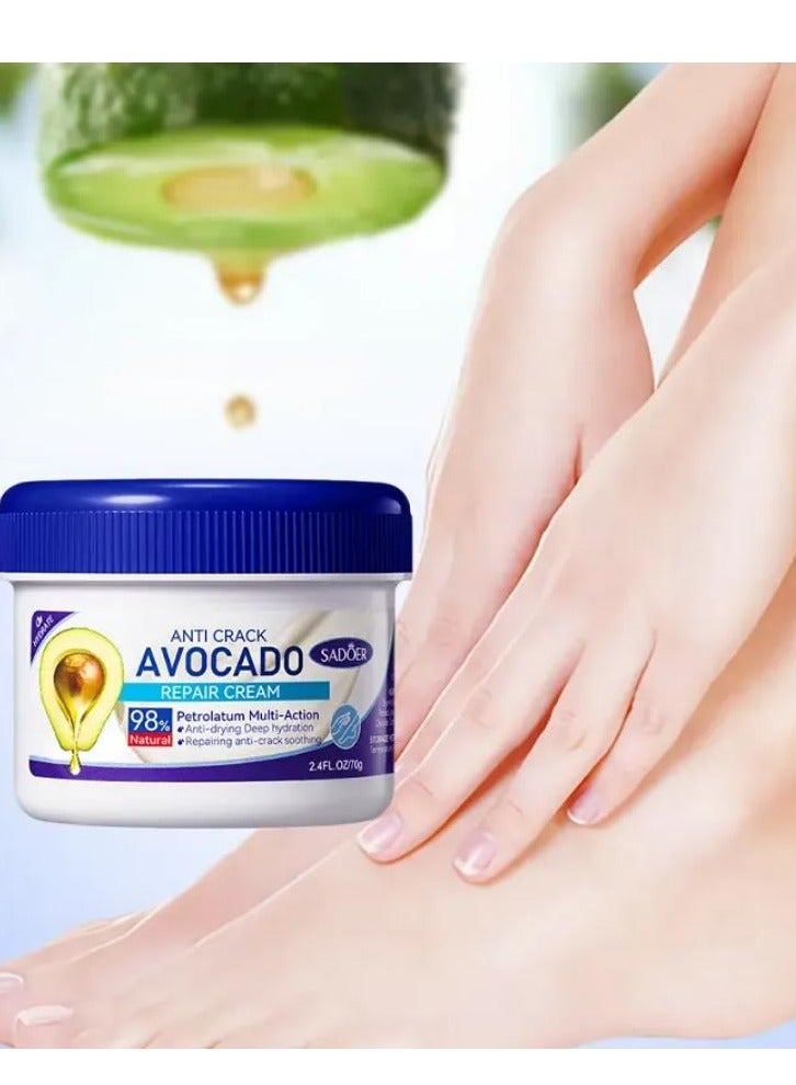 SADOER Avocado Anti Crack Repair Cream 70g - Image 2