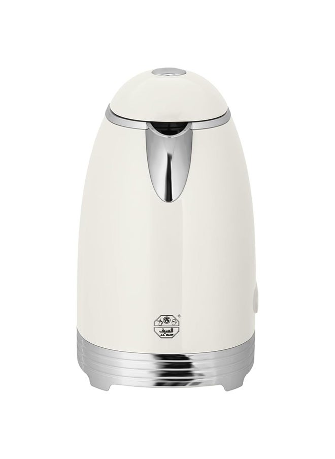 Alsaif Alsaif Nada  2- Pieces Coffee And Tea Vacuum Flask , Leak-Proof And Keeps Drinks Hot, 1L/1L ,Ivory/Chrome  - Image 2
