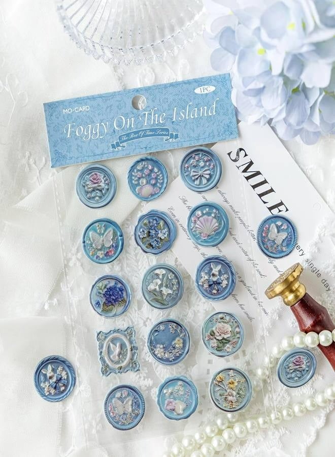 Wax Seal Stickers, Wedding Invitation Envelope, Self- Adhesive 3D Pattern Stickers, Perfect for Invitation, Christmas, Gift Wrapping（30 PCS） - Image 4