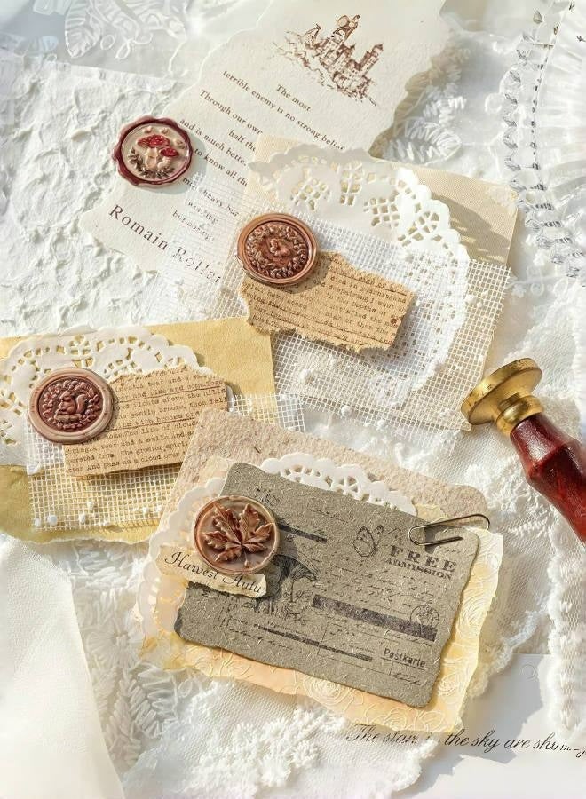 Wax Seal Stickers, Wedding Invitation Envelope, Self- Adhesive 3D Pattern Stickers, Perfect for Invitation, Christmas, Gift Wrapping（30 PCS） - Image 5