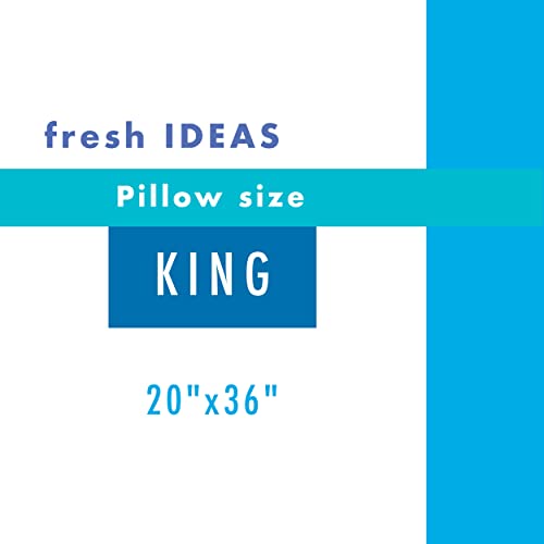 FRESH IDEAS Poplin Tailored 2-Pack Pillow Sham, King, Black (FRE201XXBLAC09) - Image 5