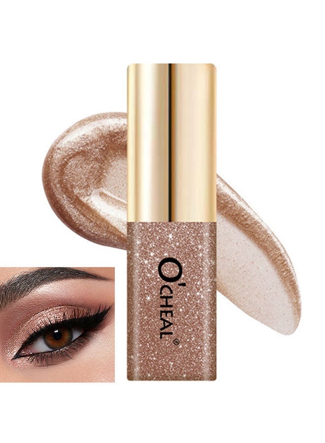 OCHEAL Eyeshadow Liquid，Liquid Glitter Eyeshadow, Glitter And Glow Liquid Eye Shadow, Highly Pigmented, Glittery Finish, Long-Wearing, Transfer Proof - 03  STAR - Image 1