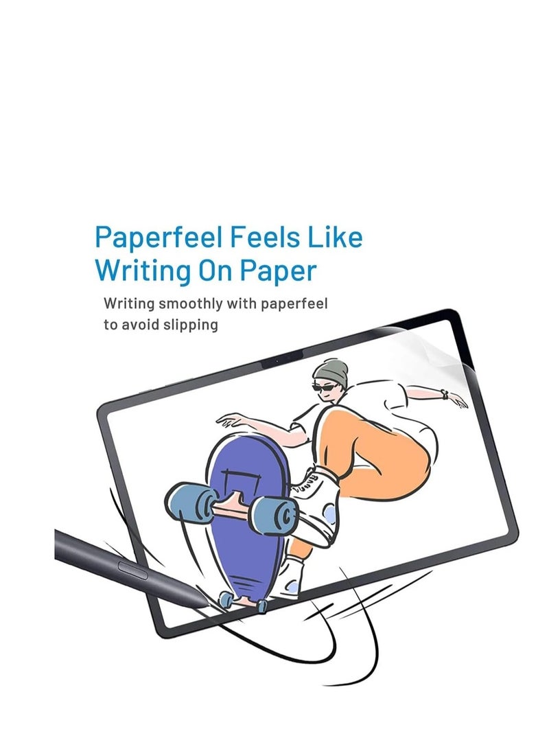 1PACK Paper Screen Protector Compatible with Samsung Galaxy Tab S10 Plus / S9 Plus/Tab S9 FE+ / Tab S8 Plus/Tab S7 FE/Tab S7 Plus, Anti Glare, Like Writing on Paper - Image 3