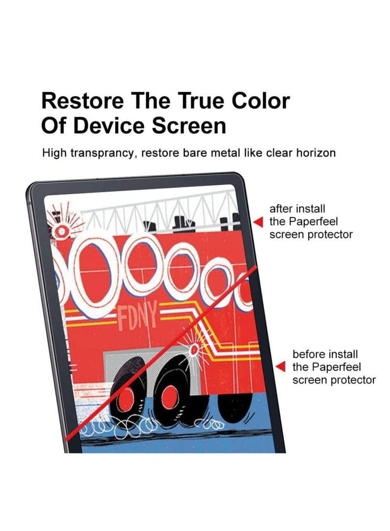 1PACK Paper Screen Protector Compatible with Samsung Galaxy Tab S10 Plus / S9 Plus/Tab S9 FE+ / Tab S8 Plus/Tab S7 FE/Tab S7 Plus, Anti Glare, Like Writing on Paper - Image 5