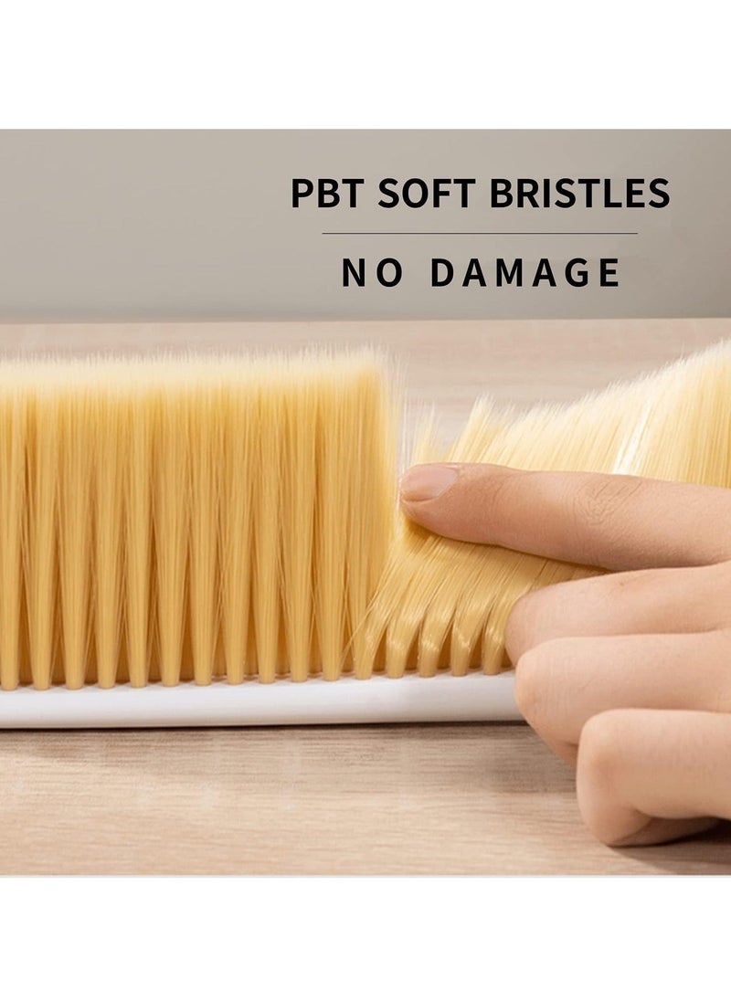 Y&D - Hand Room Cleaning Brushes, Long Wooden Handle Brush, Soft Bristles Dusting Brush for Car Bed Couch Draft Garden Furniture Clothes - Image 1