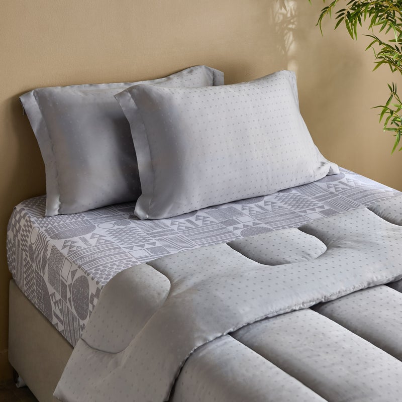 Home Box Tencelbliss 3-Piece Dobby Tencel Twin Comforter Set - 160x220 cm - Image 1