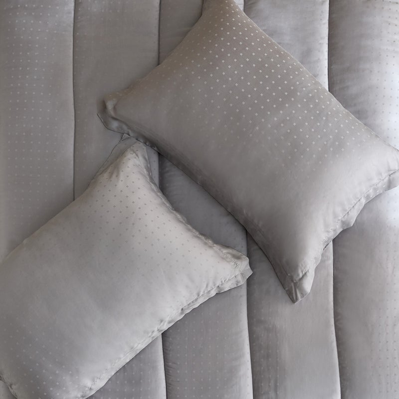 Home Box Tencelbliss 3-Piece Dobby Tencel Twin Comforter Set - 160x220 cm - Image 5