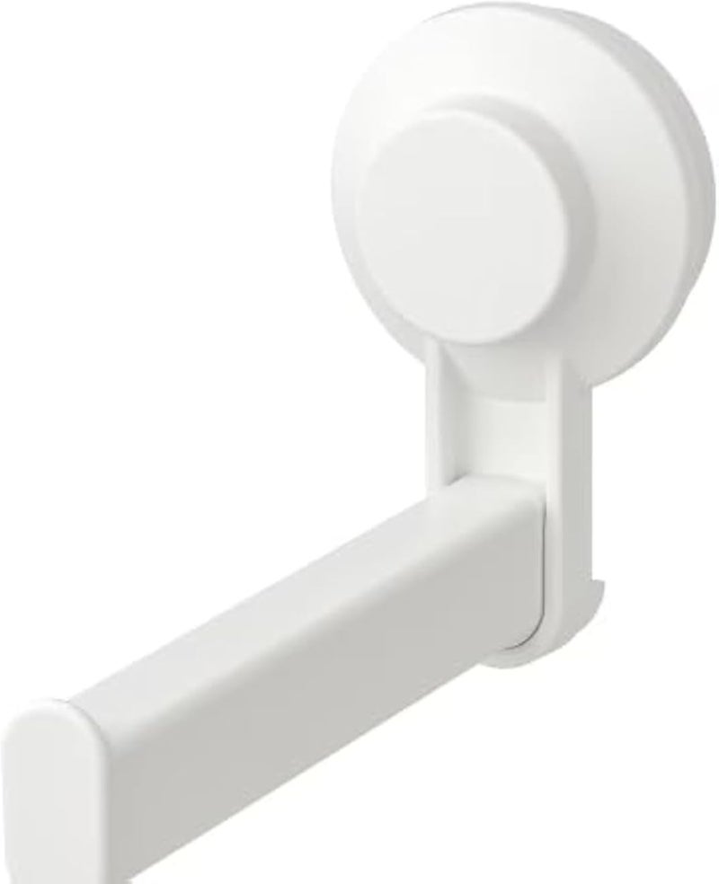 TISKEN Toilet roll Holder with Suction Cup, White