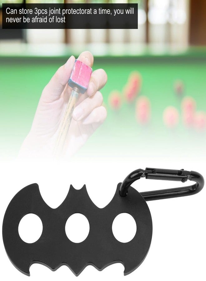 Chiffonade 3-Slot Cue Joint Protector Holder - Aluminum Storage Clip for Pool Sticks, Billiard Joint Protector Gather Holder for Snooker - Image 3