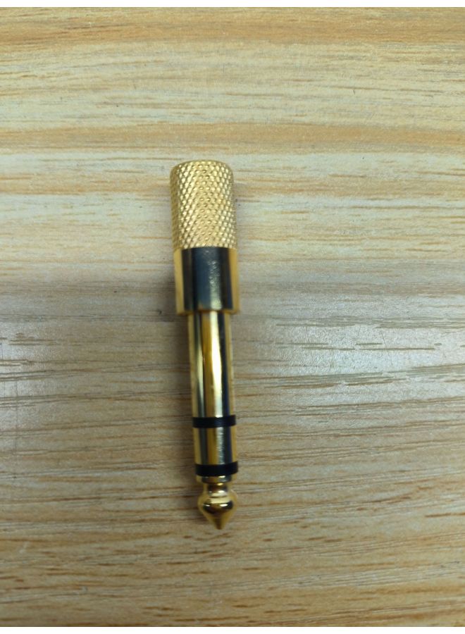 Singing Rhyme 6.5 To 3.5 Adapter 6.5mm To 3.5mm Male Adapter Plug Headset Microphone Audio Adapter-Color:The Actual Product Is Like This, Please Consider Carefully Before Ordering  - Image 1