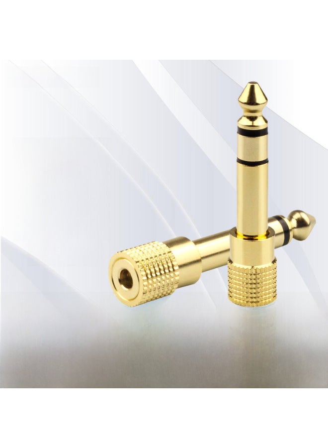 Singing Rhyme 6.5 To 3.5 Adapter 6.5mm To 3.5mm Male Adapter Plug Headset Microphone Audio Adapter-Color:The Actual Product Is Like This, Please Consider Carefully Before Ordering  - Image 2