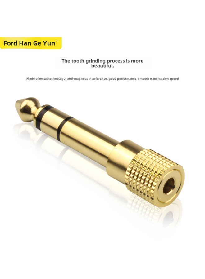 Singing Rhyme 6.5 To 3.5 Adapter 6.5mm To 3.5mm Male Adapter Plug Headset Microphone Audio Adapter-Color:The Actual Product Is Like This, Please Consider Carefully Before Ordering  - Image 5