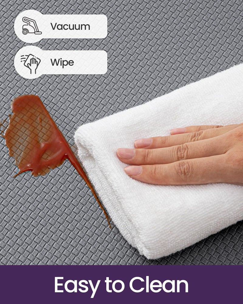 DEXI Kitchen Floor Mats Cushioned Anti Fatigue,17x59, Standing Runner Rug Waterproof, Comfort Memory Foam Padded for Front Sink Laundry, Grey - Image 5