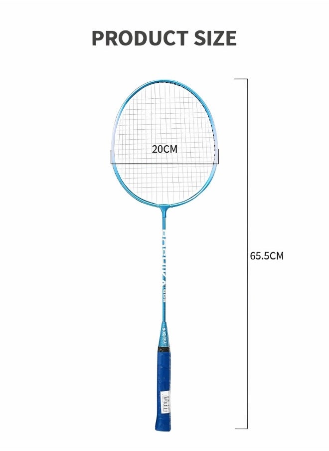 GROIC - Badminton Racket Set, Lightweight Professional Badminton Racket Set for Adult and Children, Including 2 Rackets, 3 Shuttlecocks and Carry Bag - Image 1