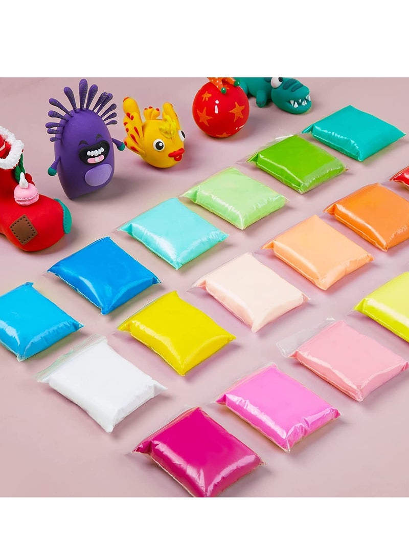 Air Dry Clay, 12 Colors Modeling Set with 3 Sculpting Tools, Magic Foam Clay for Kids and Adults, Gift for Boys and Girls  - Image 5