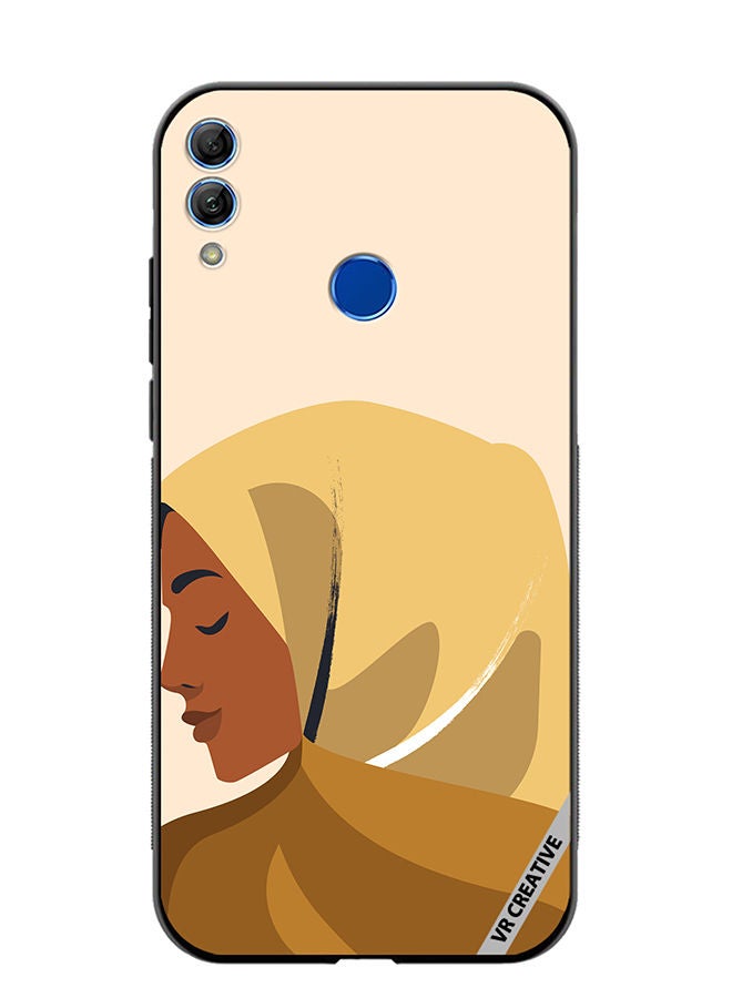 Protective Case Cover For Honor 10 Lite Cartoon Woman Shape Design Multicolour