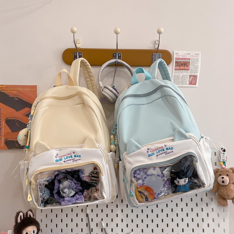 Cute Cartoon School Backpack for Girls, Travel Daypack - Image 3