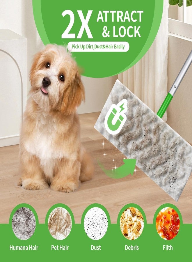 Gazeer 32 Count Pet Heavy Duty Dusters Refills Compatible with Swiffer Sweeper Mop, Dry Sweeping Cloths for Floor Mopping and Cleaning, Unscented - Image 3