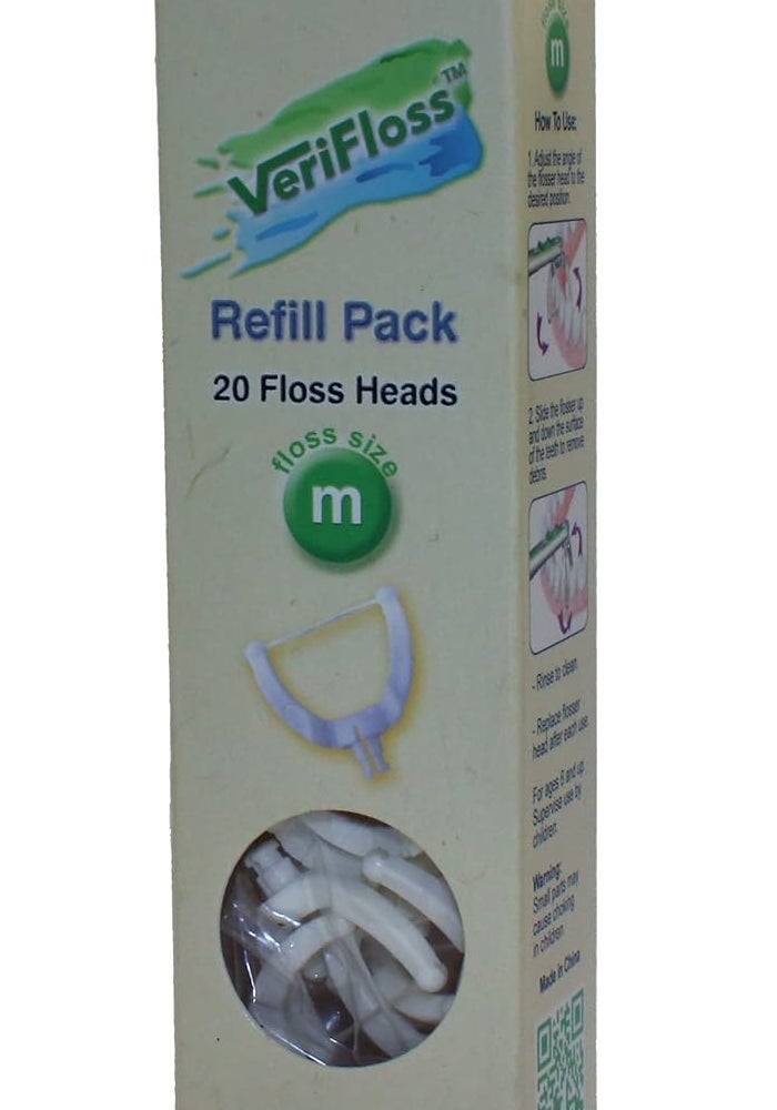 VeriFresh VeriFloss Floss Refill Pack - 20 Heads - Image 1