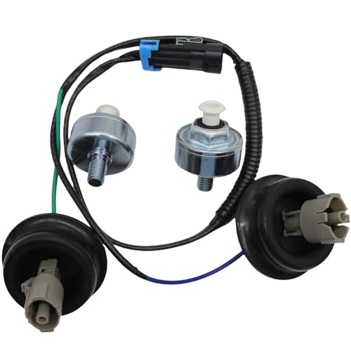 Powkos 12601822 Knock Sensor Kit with Wiring Harness Compatible with Chevy Silverado Suburban Tahoe Avalanche GMC Sierra Yukon Cadillac Hummer Replace 12589867 917-033 - Image 1