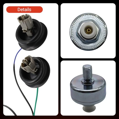 Powkos 12601822 Knock Sensor Kit with Wiring Harness Compatible with Chevy Silverado Suburban Tahoe Avalanche GMC Sierra Yukon Cadillac Hummer Replace 12589867 917-033 - Image 3