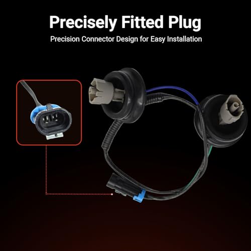 Powkos 12601822 Knock Sensor Kit with Wiring Harness Compatible with Chevy Silverado Suburban Tahoe Avalanche GMC Sierra Yukon Cadillac Hummer Replace 12589867 917-033 - Image 5