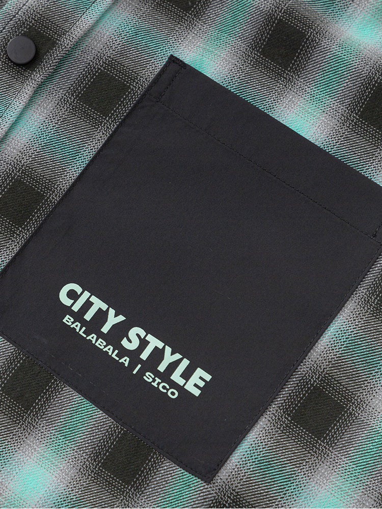 بالابالا قميص بطبعة مربعات للأولاد - Image 4