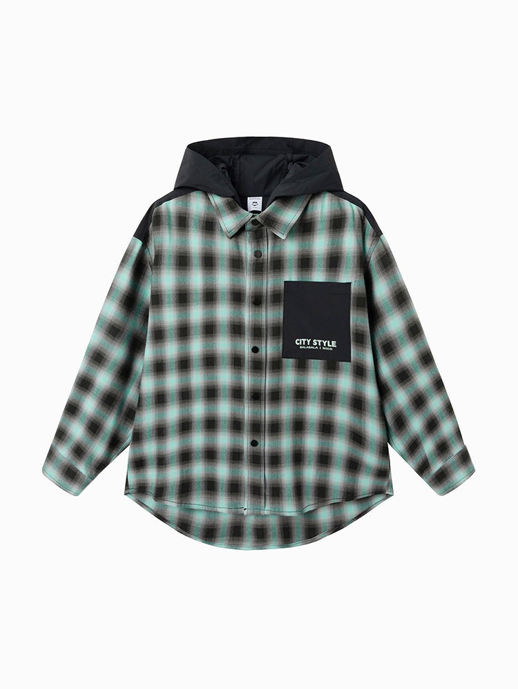 بالابالا قميص بطبعة مربعات للأولاد - Image 1