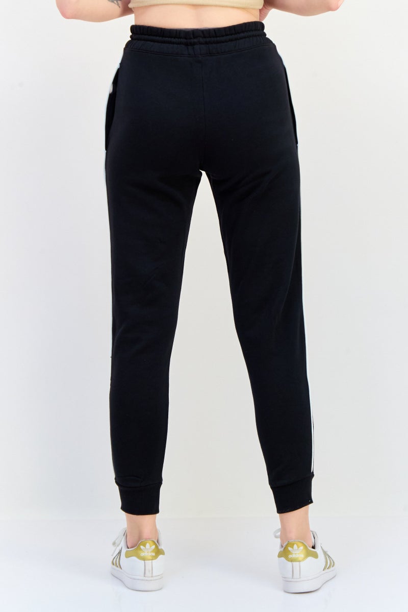 Reebok Women Sportswear Fit Brand Logo Training Jogger Pants, Black  - Image 3