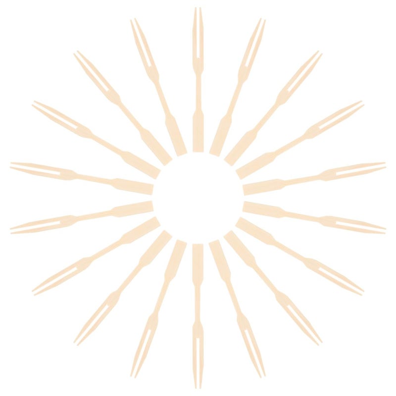 200 Pcs Mini Fruit Forks Blunt Head Small Dessert Forks For Appetizers Party Charcuterie Board Home Use - Image 2