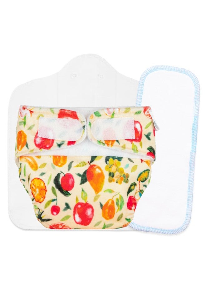 سوبربوتمز مجموعة حفاضات قماشية SuperBottoms UNO للأطفال حديثي الولادة - تتضمن حفاضة UNO واحدة، ووسادة DryFeel Magic واحدة، ووسادة معززة عالمية واحدة - قابلة لإعادة الاستخدام، قابلة للغسل، عضوية، ولا تسبب طفحًا جلديًا - للأطفال من عمر 0 إلى 3 أشهر - صديقة للبيئة - Image 1