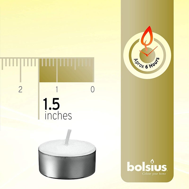 BOLSIUS All item simple matching build Tea Light Candles 6Hr. 40 Count Full land route delivery - Image 2