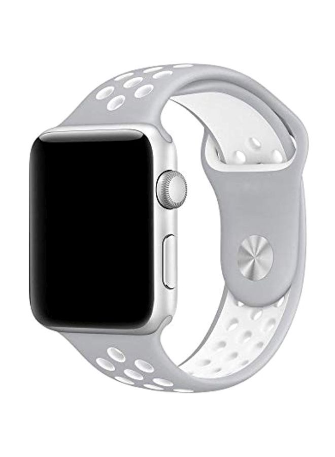 سوار بديل لساعة أبل سلسلة 1/2 - 38 مم أبيض - Image 1