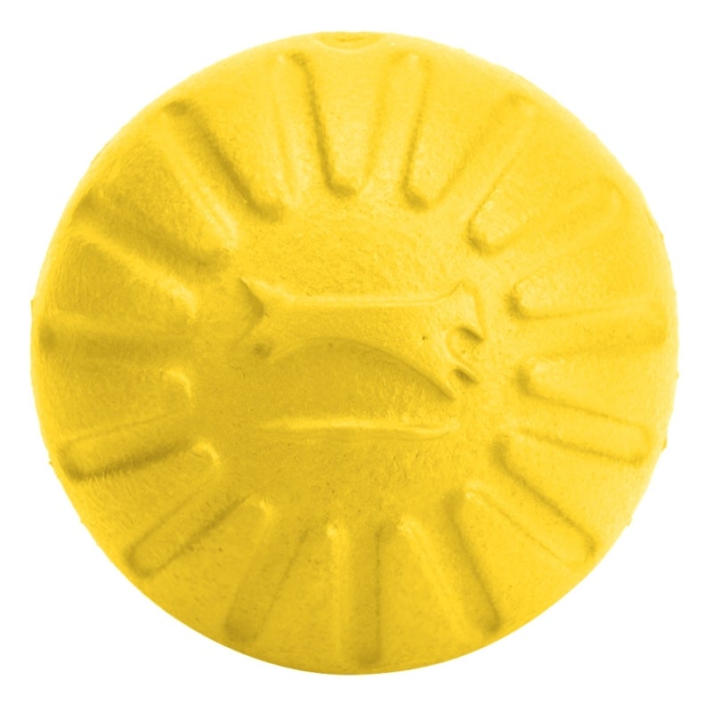Dog Interactive Ball Toy: Yellow EVA Material - Bite Resistant Anti-wear Dog Chew Toy for Outdoor Play Pet Interaction Teeth Cleaning - Image 2