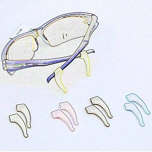 MOLDERP 20 Pairs Kids and Adults Sport Eyewear Retainer Hook Eyeglass TempleTemple Tip (Clear,Black,Blue) - Image 2