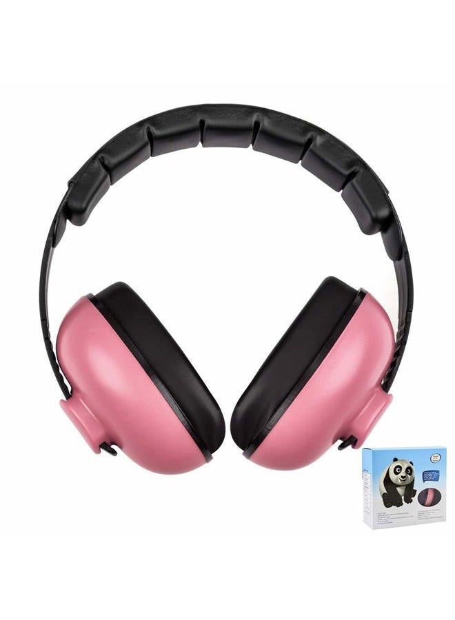Solar-Power (Rose Red) - Baby Noise Cancelling Headphones, Ear Protection Earmuffs Noise Reduction for 0-3 Years Kids/Toddlers/Infant, for Babies Sleeping, Aeroplane, Concerts, Movie, Theatre, Firework (Rose Red) - Image 1