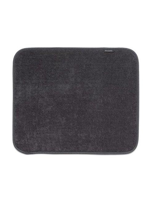 SinkSide Microfibre Dish Drying Mat 47 x 40 cm  Dark Grey