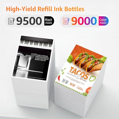 Jeostarky Jeoskarky Compatible for HP 31xl Color HP 32xl Black Ink Bottle for HP Smart Tank 7602 6001 5101 7301 6000 5102 5000 5103 7002 7001 7302 Series for Smart Tank Plus 651 551 Printers (4 Bottles) - Image 4
