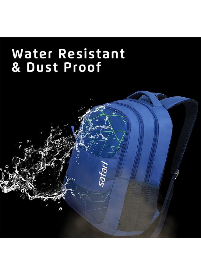 Safari Safari Hitech Large Size 35 Ltrs Water Resistant Standard Backpack - Blue  - Image 4