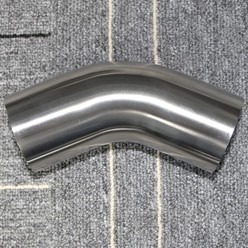 KOTVTM 3" Stainless Steel Elbow 45° Mandrel Bend Elbow - 14GA/.078" Wall - SS304 for Exhaust and Pipeline Engineering - Image 1